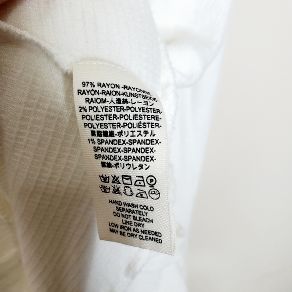 Free People Your Girl White Button Front Ruffle Peplum Tunic Dress - Picture 10 of 10